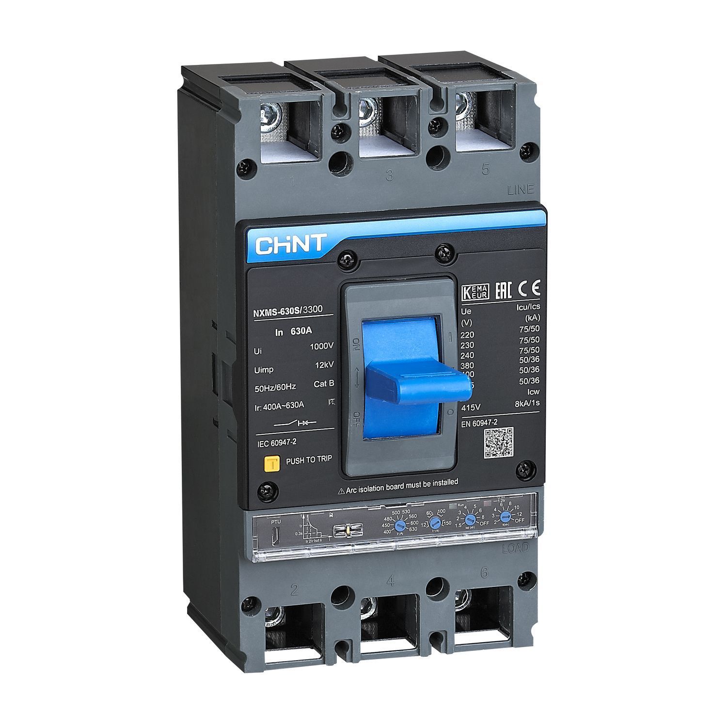 Авт. выкл. NXMS-1000H/3P 800А 70кА с электронным расцепителем (R) купить в интернет-магазине