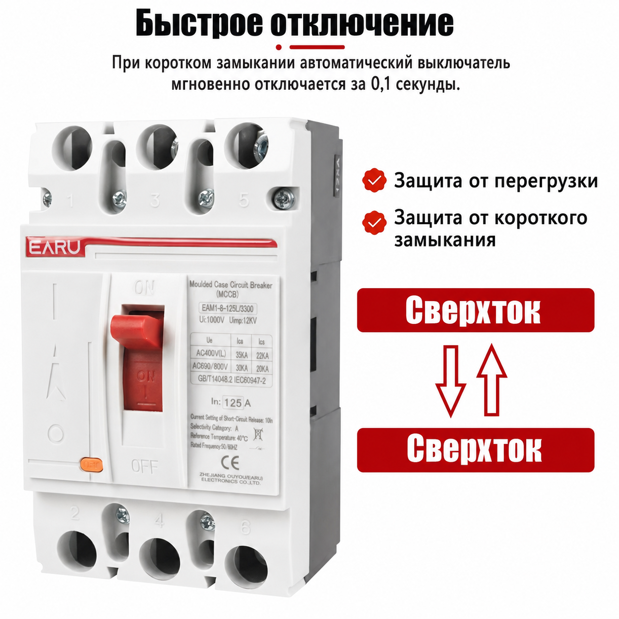 EAM1-B-3P 500A купить в интернет-магазине