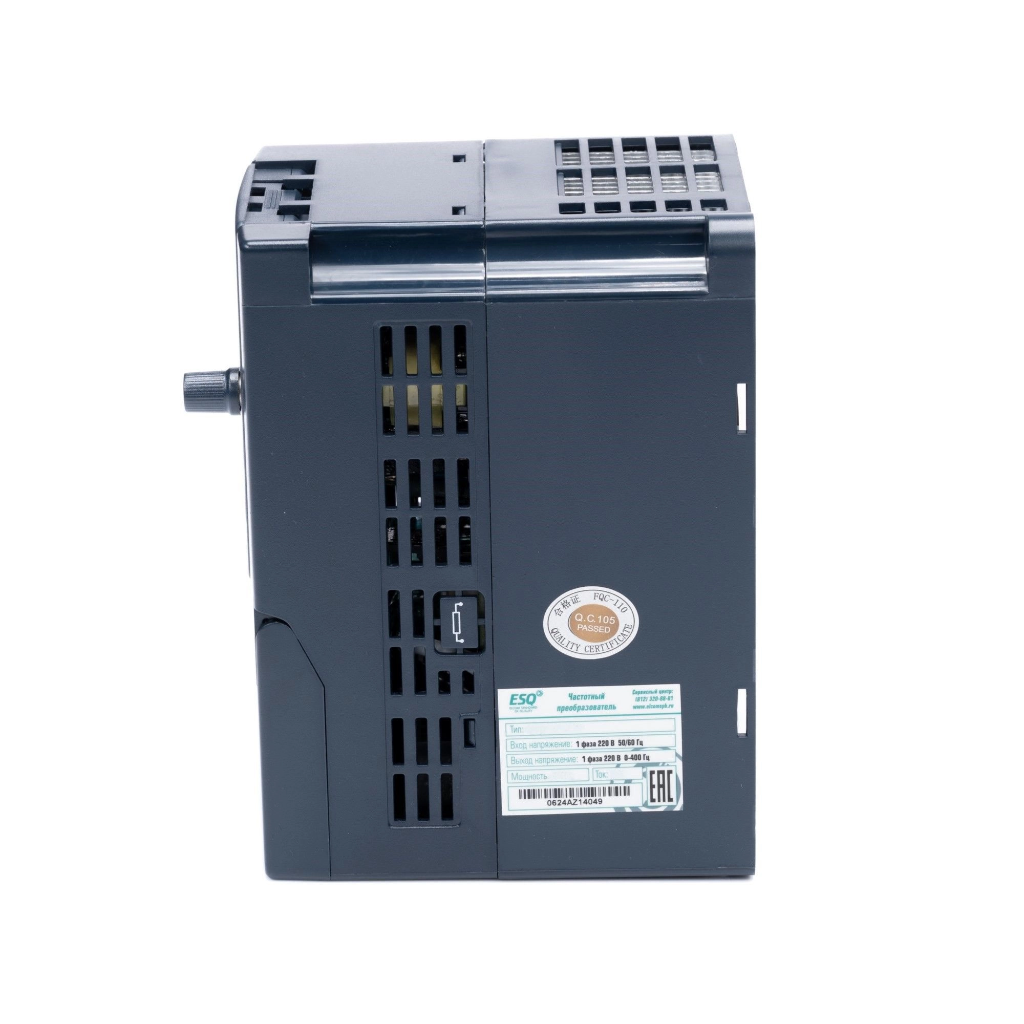Частотный преобразователь ESQ-A200-2S0037 3.7кВт 200-260В (для однофазного двигателя) купить в интернет-магазине