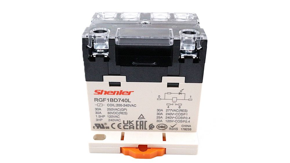 Силовое реле Shenler RGF1BD740L 1СО 30A 200-240VAC купить в интернет-магазине
