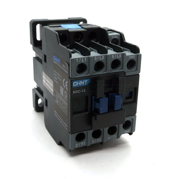 Контактор NXC-12 3P 12A AC110B (50/60Гц) 1НО+1НЗ (R) купить в интернет-магазине