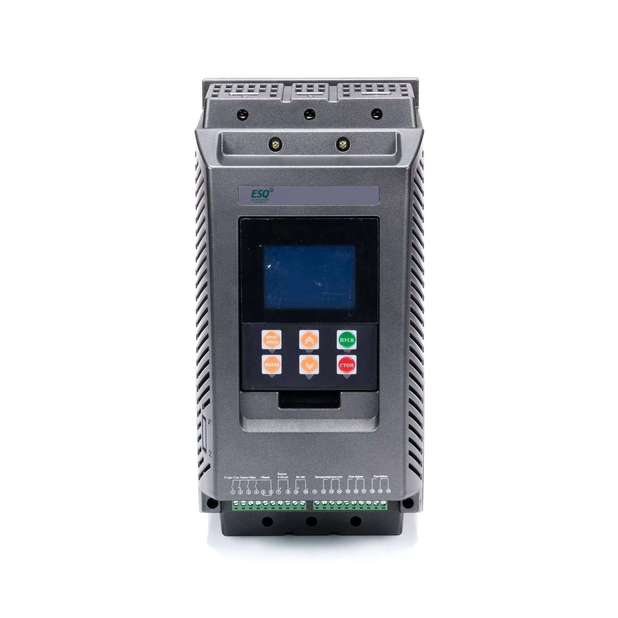 Устройство плавного пуска ESQ-GS7-055 (110А, 380В, 55кВт, встроенный шунтирующий контактор) купить в интернет-магазине