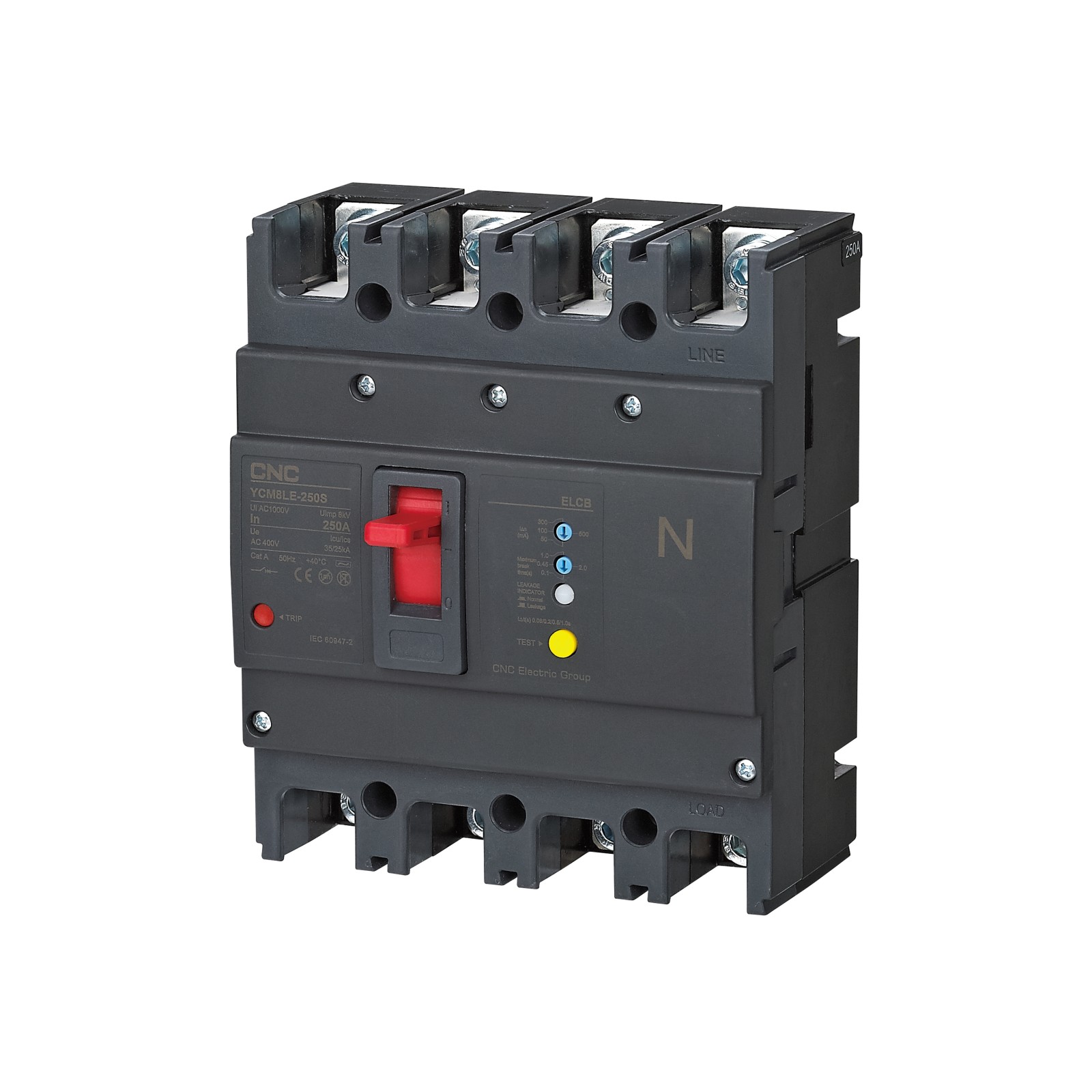 YCM8LE 160H 140A 3P 100-300-500мА 25kA купить в интернет-магазине