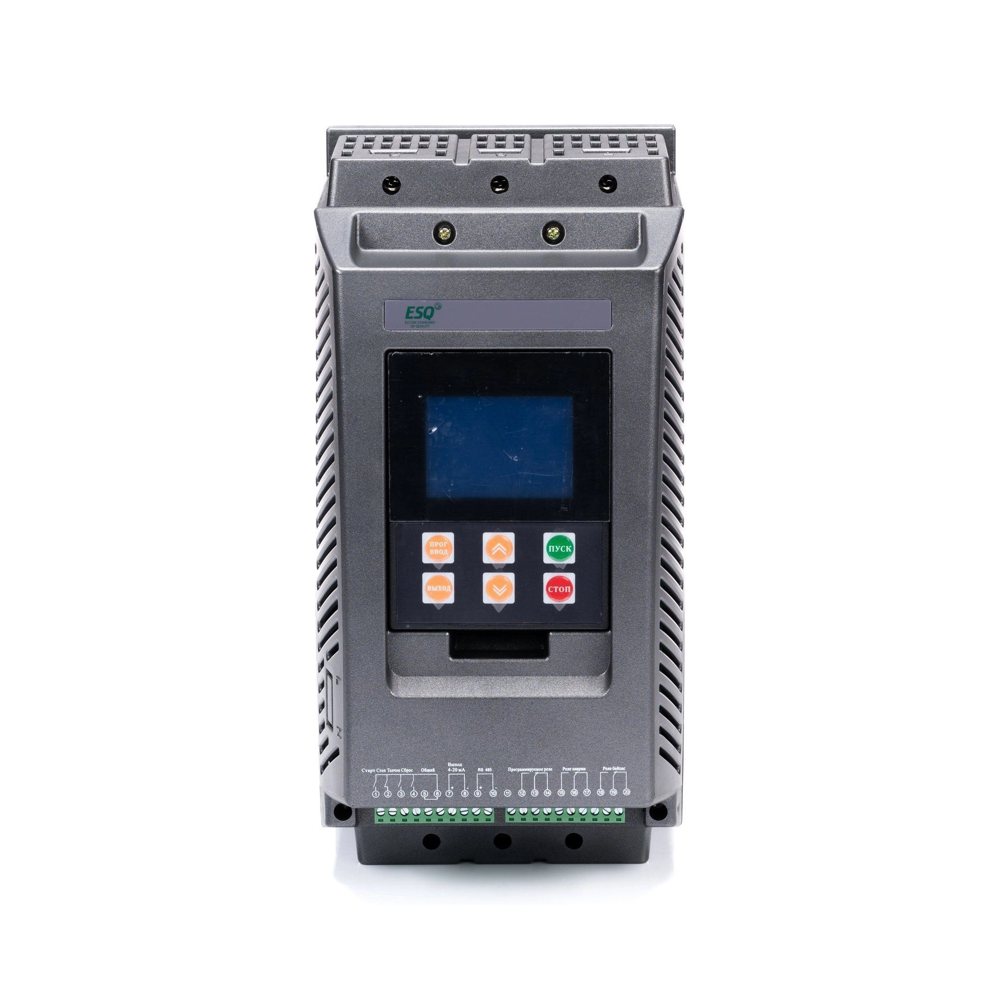 Устройство плавного пуска ESQ-GS7-037 (74А, 380В, 37кВт, встроенный шунтирующий контактор) купить в интернет-магазине