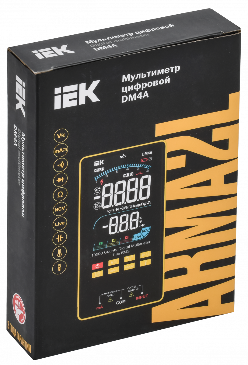 ARMA2L 5 Мультиметр цифровой DM4A IEK купить в интернет-магазине