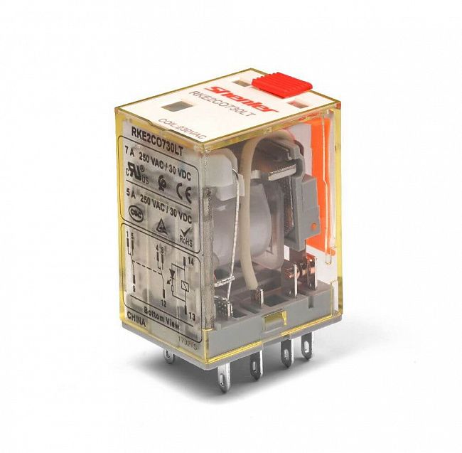 Промежуточное реле Shenler RKE4CO730 4CO 5A 230VAC купить в интернет-магазине