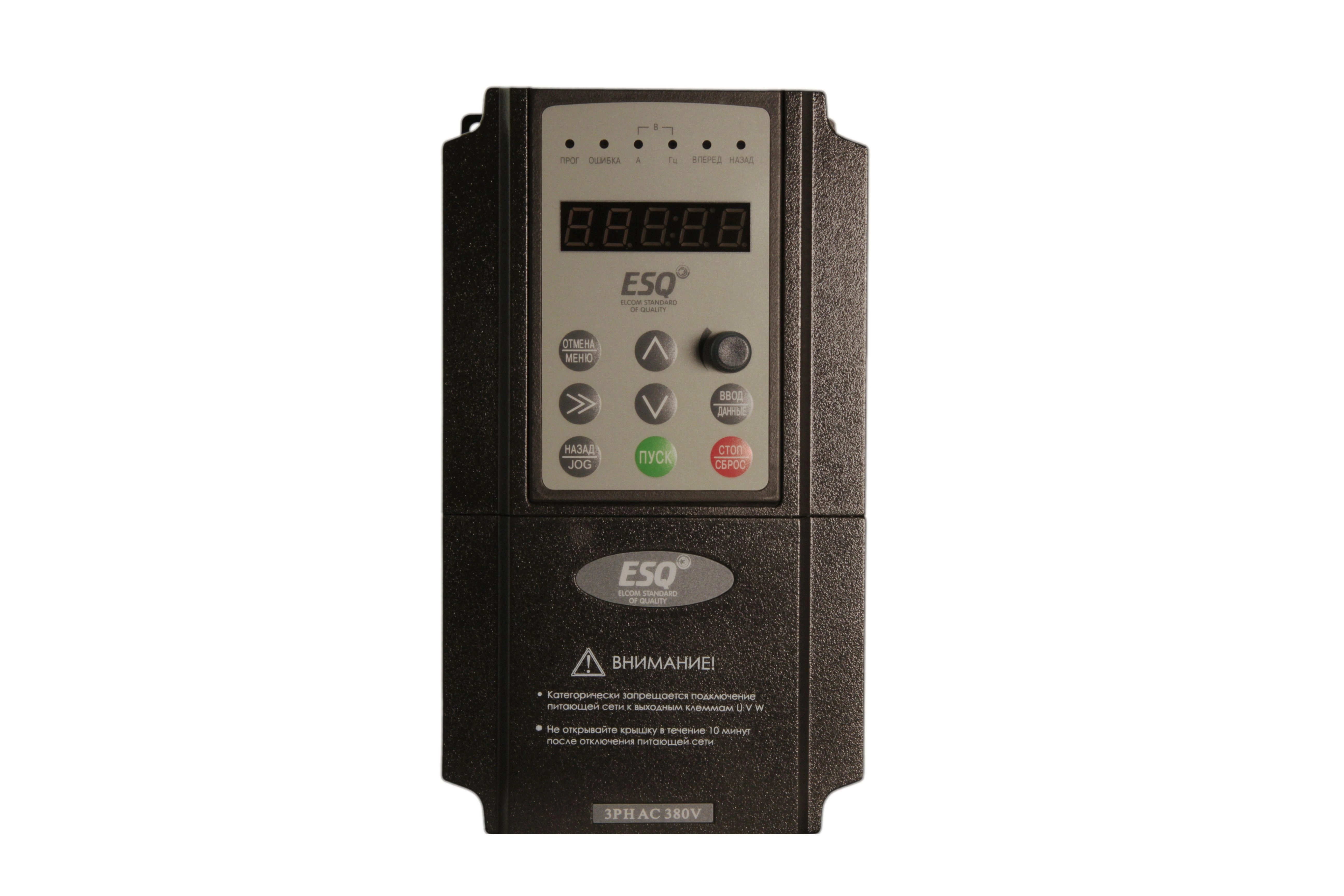 Частотный преобразователь ESQ-600-4T0007G/0015P 0.75/1.5кВт 380В-460В купить в интернет-магазине