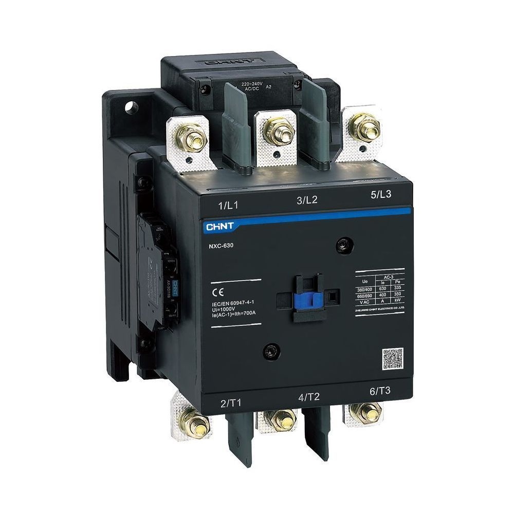 Контактор NXC-630 3P 630A AC/DC110-127B (50Гц) 2НО+2НЗ (R) купить в интернет-магазине