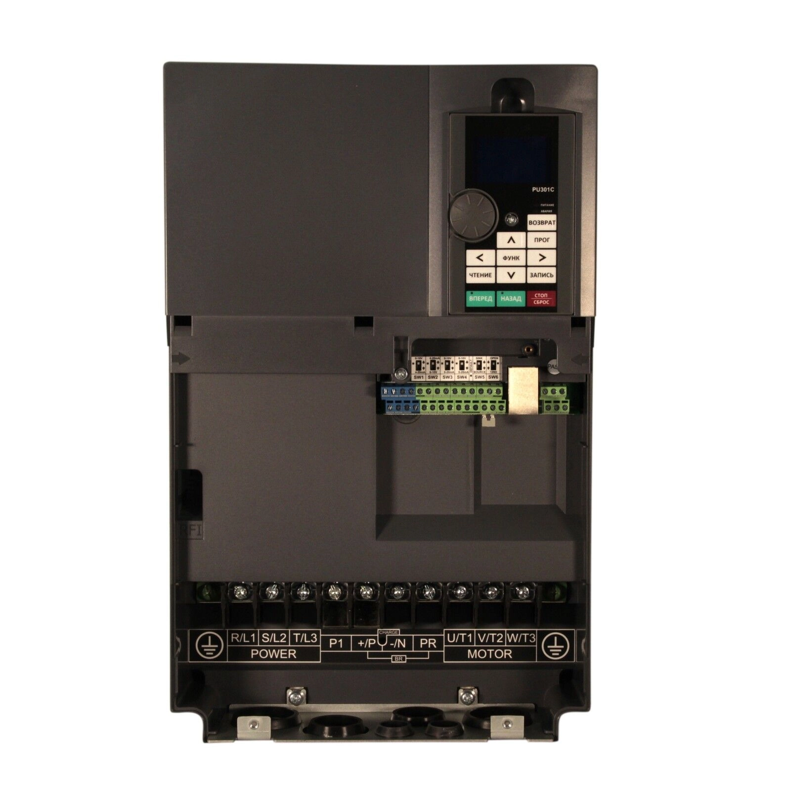 Частотный преобразователь ESQ-A3000-043-30K/37KF 30/37кВт 380-480В купить в интернет-магазине