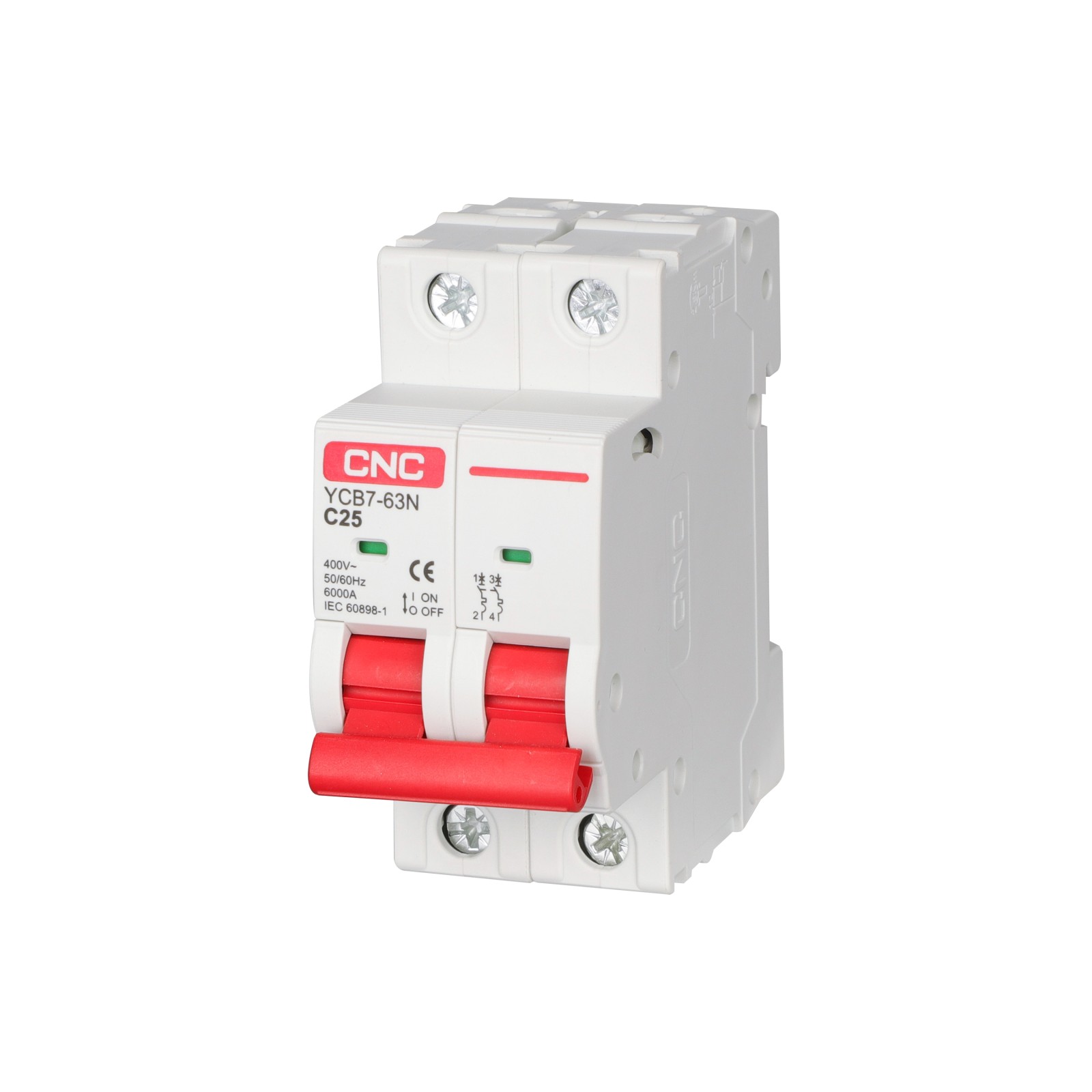 YCB7-63N 20А 2P 6кА D купить в интернет-магазине