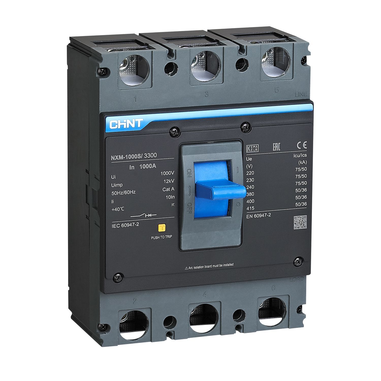 Авт. выкл. NXM-1000H/3P 800А 70кА (R) купить в интернет-магазине