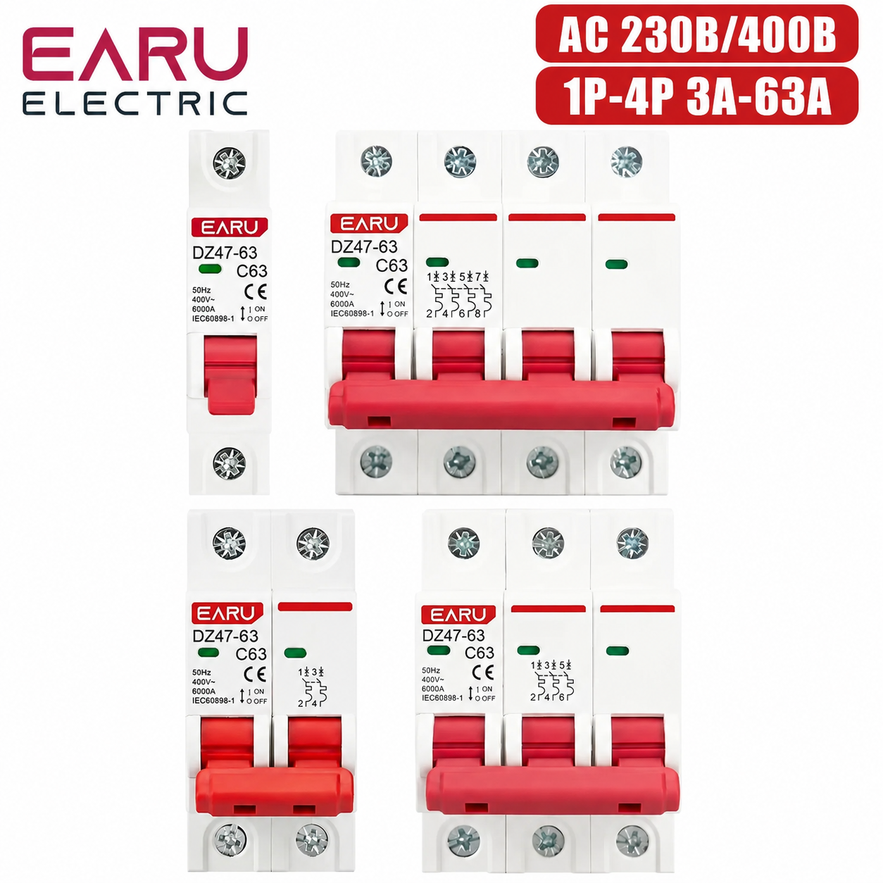 DZ47-63 3P 20A купить в интернет-магазине
