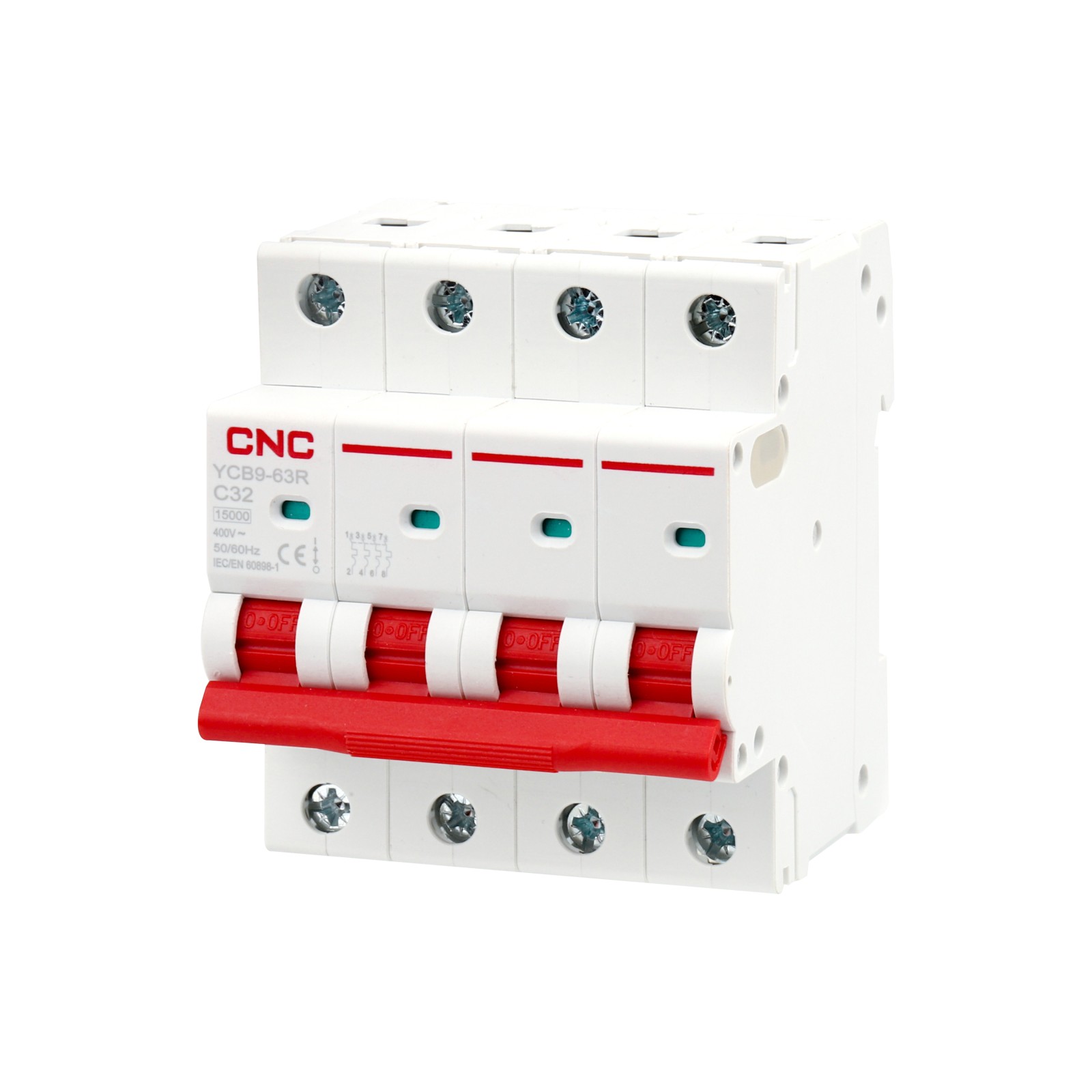 YCB9-63R 32А 4P 15кА D купить в интернет-магазине