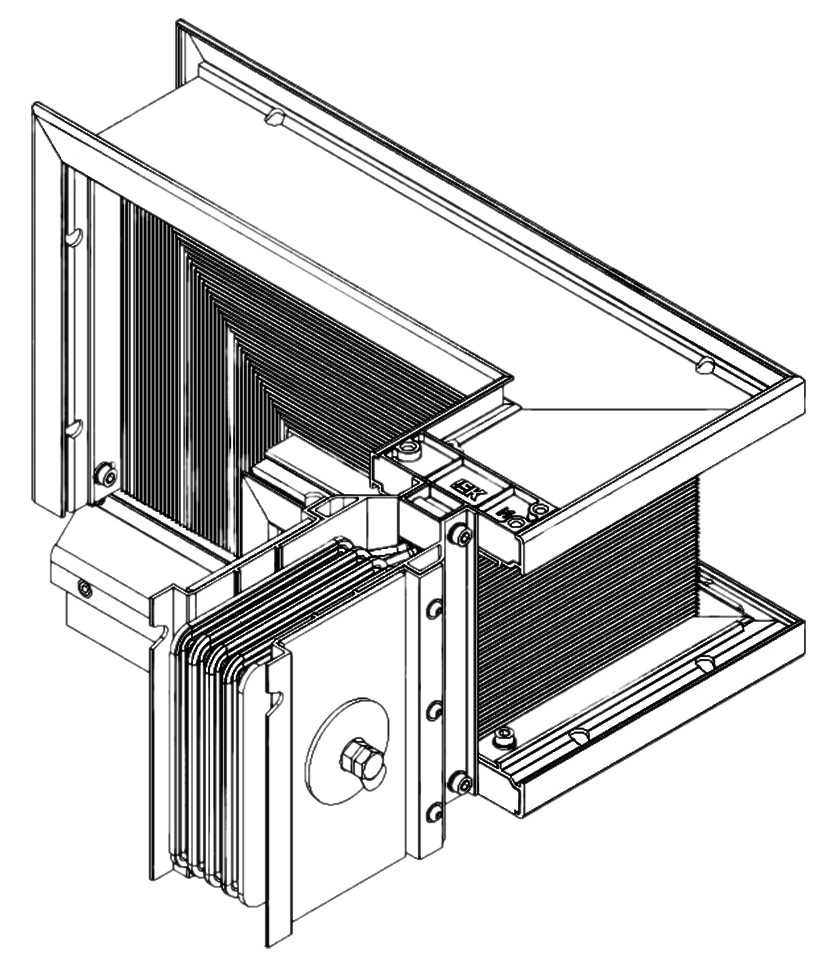 Шинопровод Cu 4,5P IP55 крашеный