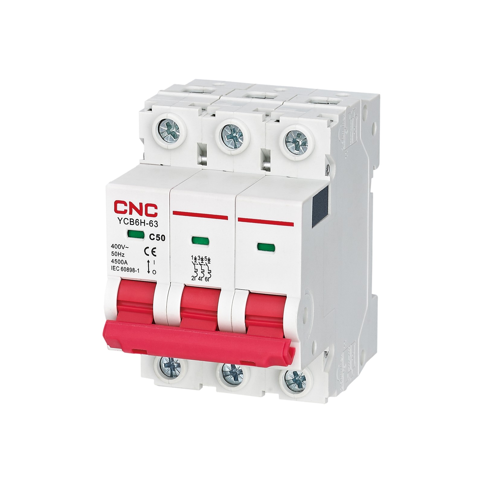 YCB6H-63 10А 3P 4,5кА D купить в интернет-магазине