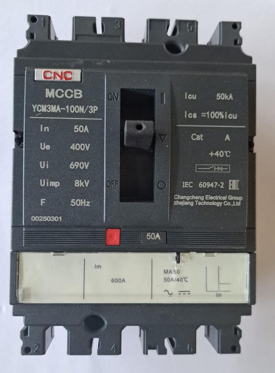 YCM3 MA 160N 3P 160A 50kA купить в интернет-магазине
