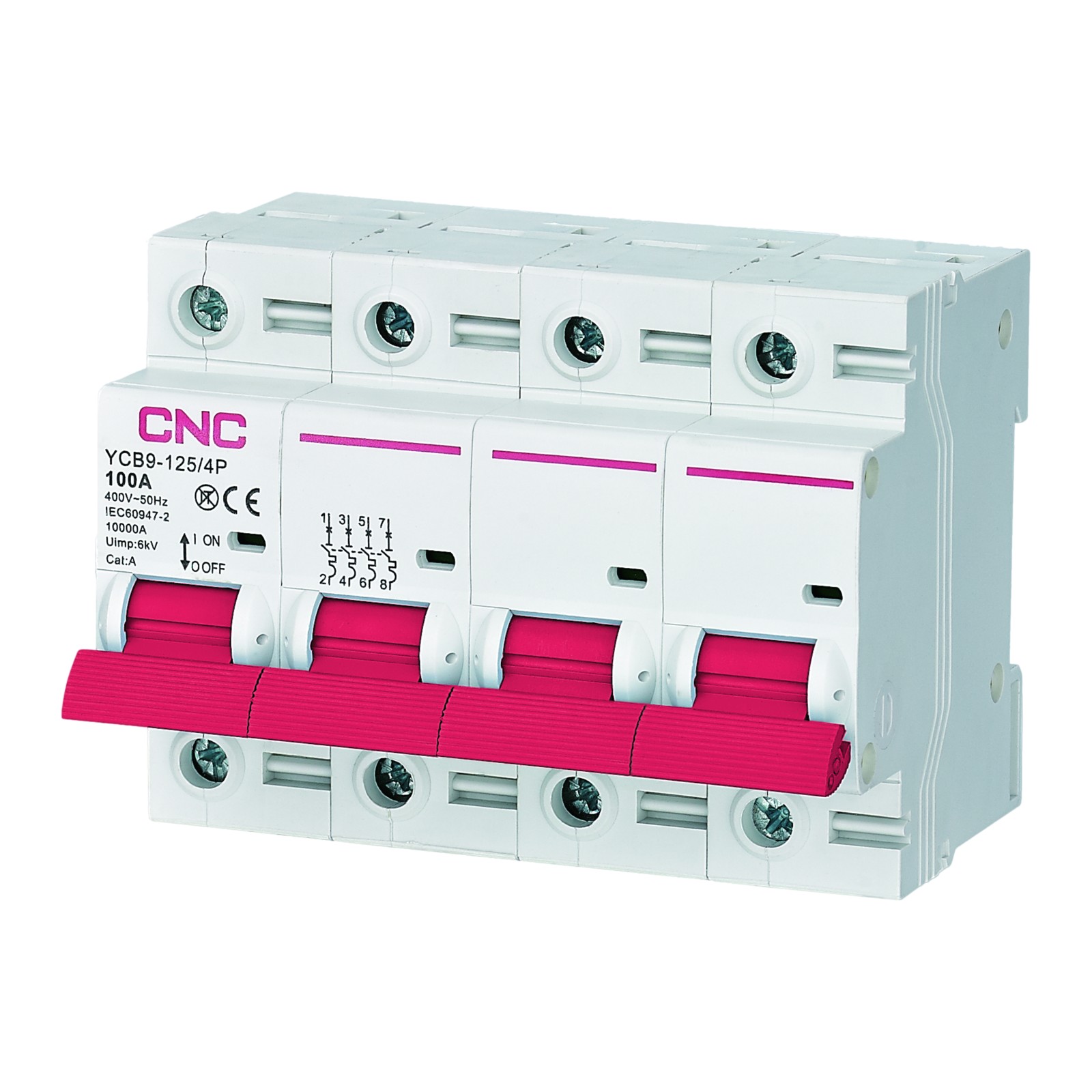 YCB9-125 63А 4P 10кА D купить в интернет-магазине