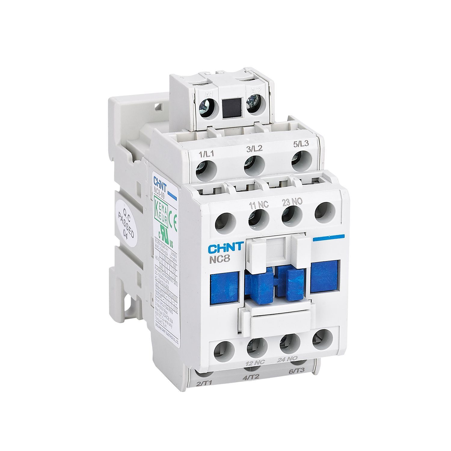 Контактор NC8-09/W 3P 9А AC/DC (48~130В) 1НО+1НЗ (R) купить в интернет-магазине