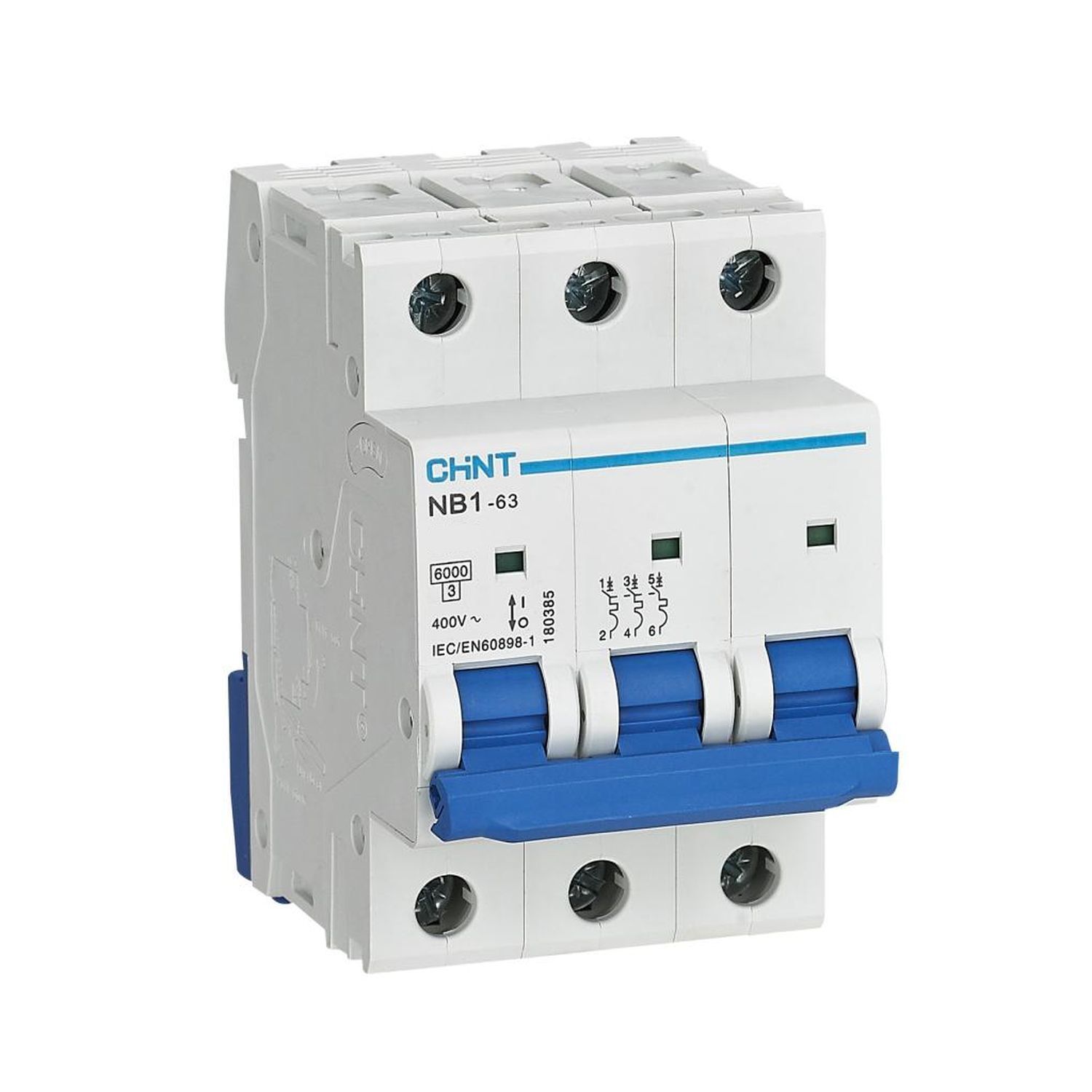 Авт. выкл. NB1-63 3P 50А 6кА х-ка B (DB) (R) купить в интернет-магазине