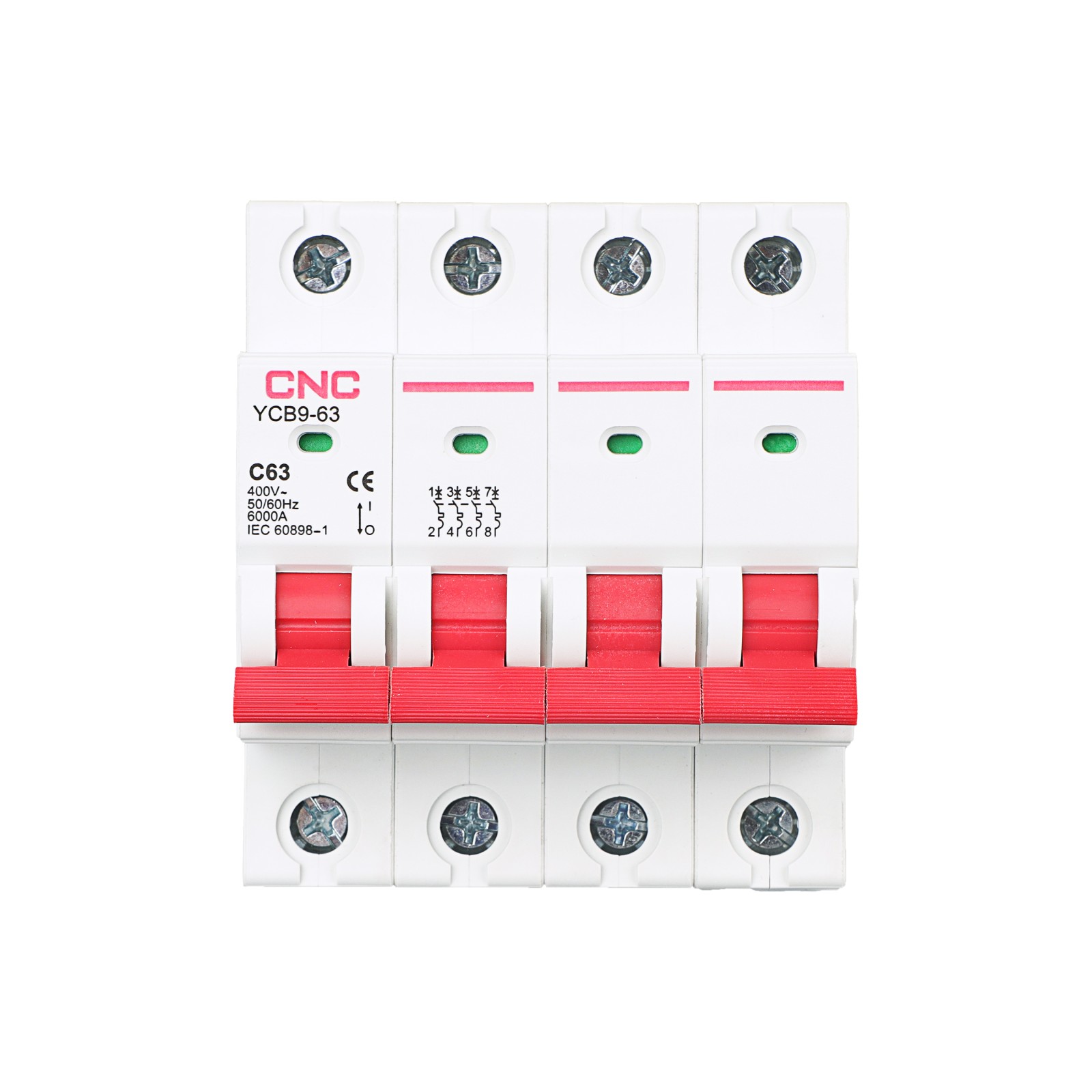 YCB9-63 25А 4P 4,5кА C купить в интернет-магазине