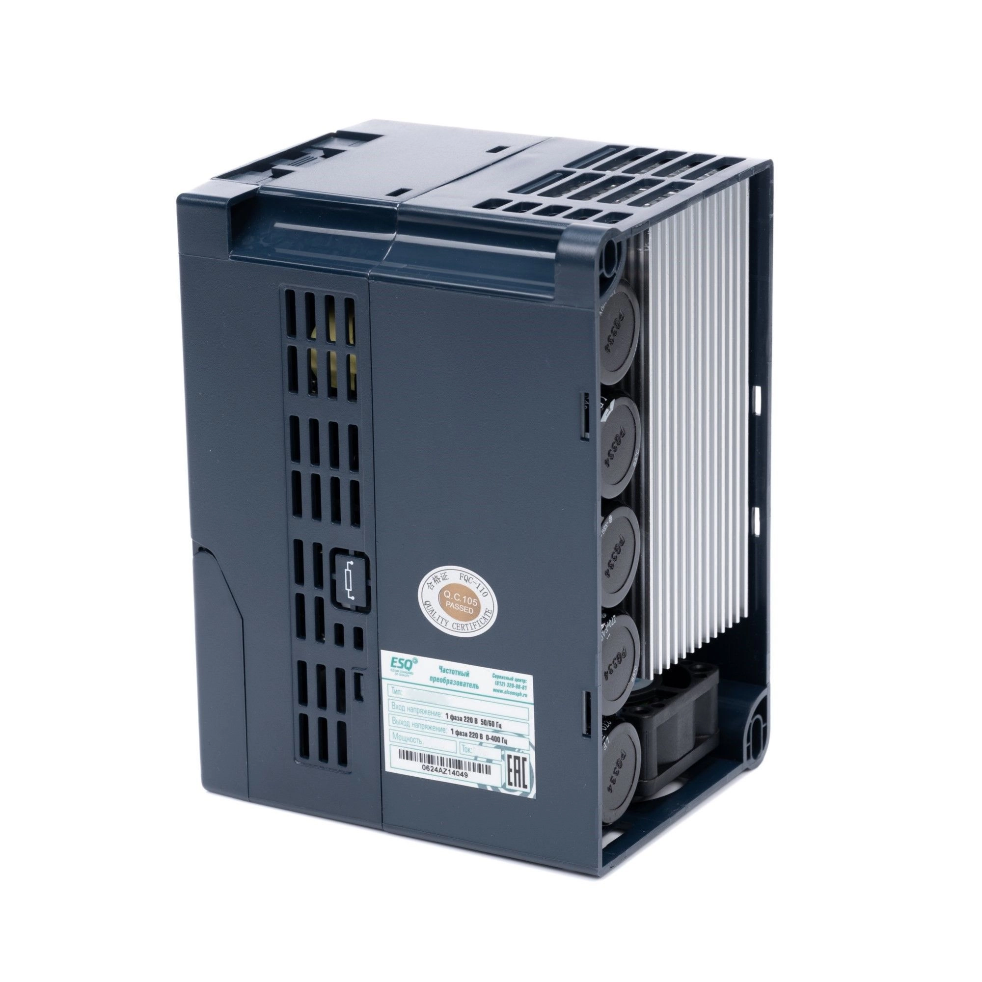 Частотный преобразователь ESQ-A200-2S0037 3.7кВт 200-260В (для однофазного двигателя) купить в интернет-магазине