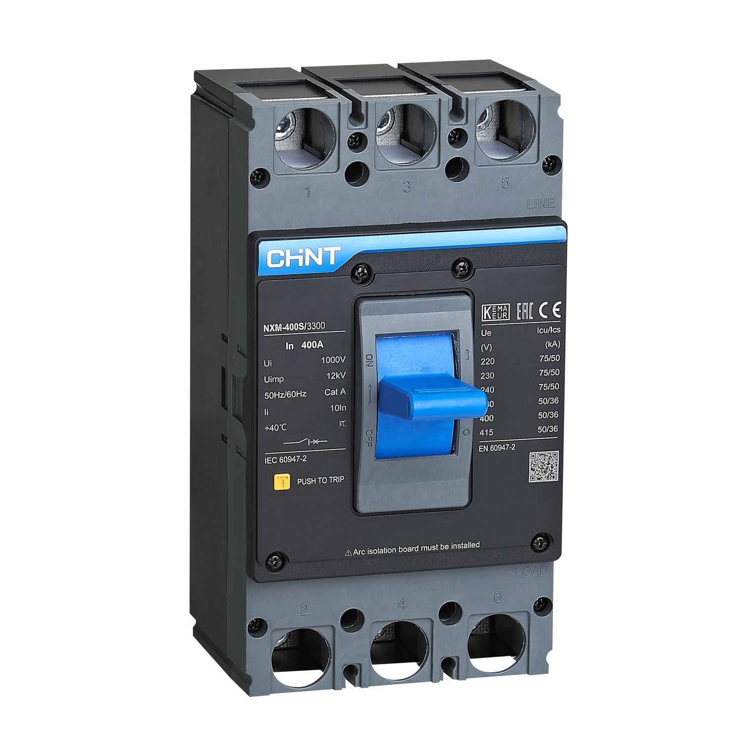 Авт. выкл. NXM-400H/3P 400А 70кА (R) купить в интернет-магазине