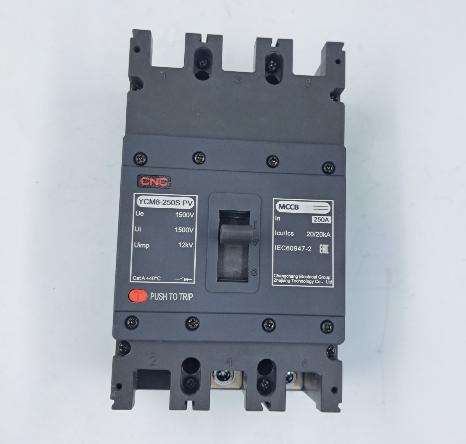 YCM8-250S PV 3P 100A DC1500 купить в интернет-магазине