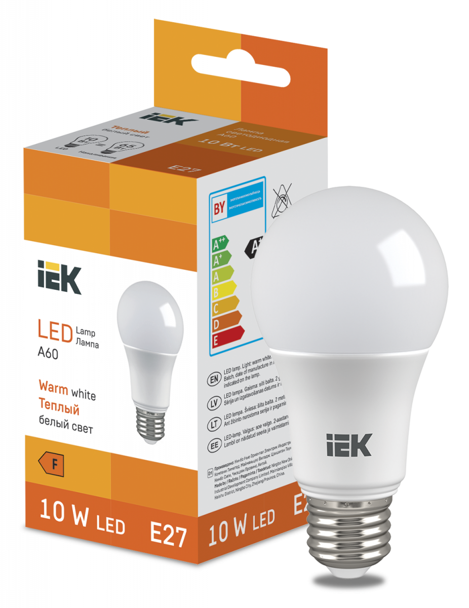 LED Bulb A60 950lm 3000K E27 IEK купить в интернет-магазине