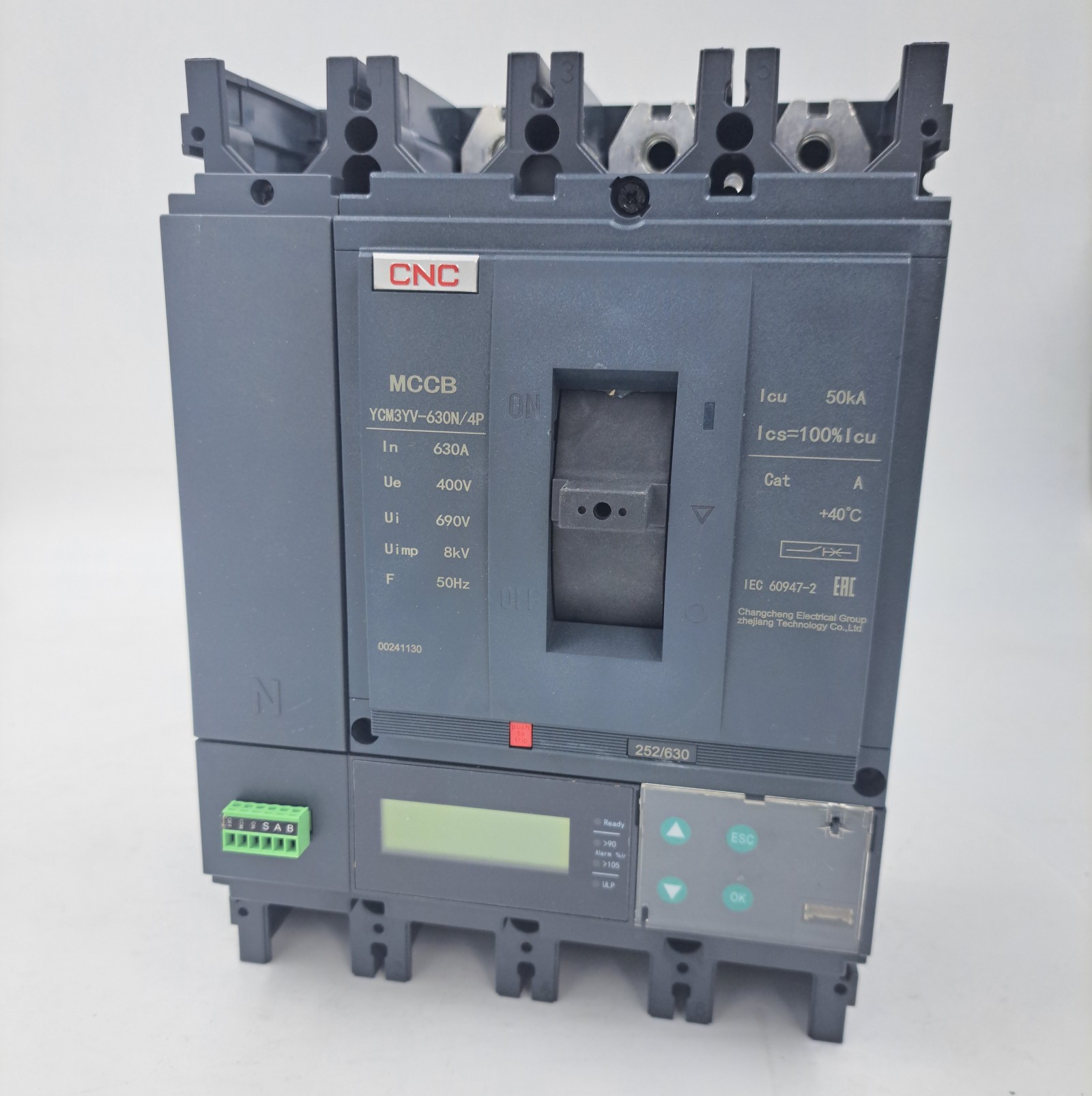 YCM3 YV 630N 4P 630А 50кА купить в интернет-магазине