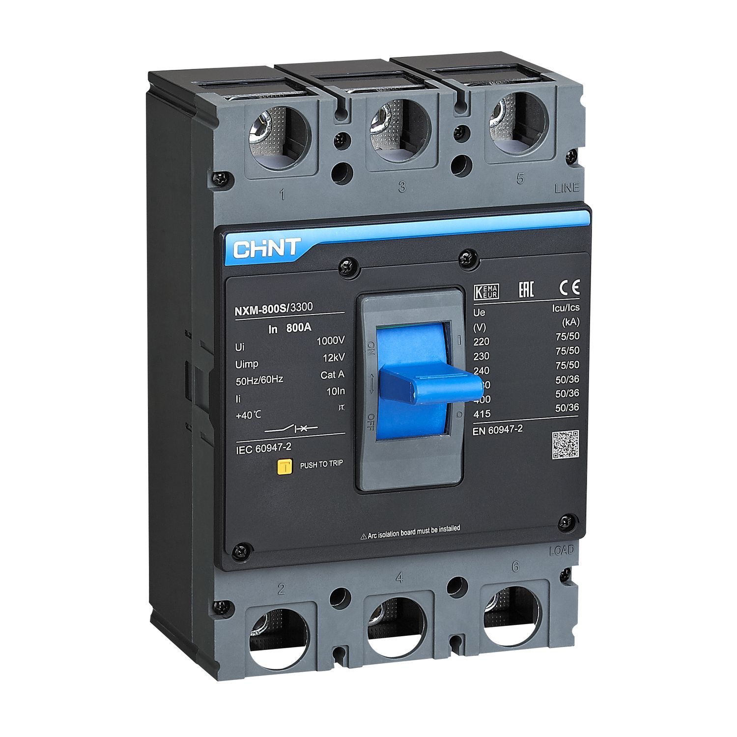 Авт. выкл. NXM-800H/3P 630А 70кА (R) купить в интернет-магазине