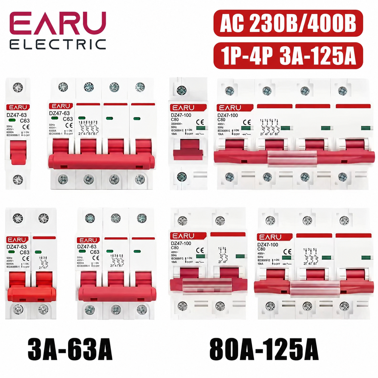 DZ47-125 3P 80A купить в интернет-магазине