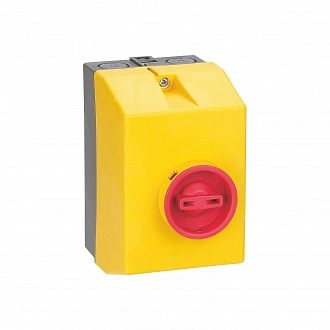 Оболочка защитная WPB-1 с пов. ручкой красн.-желт. IP55 NS2-25 (R) купить в интернет-магазине