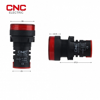 AD22-22DS R AC12-450 красный купить в интернет-магазине