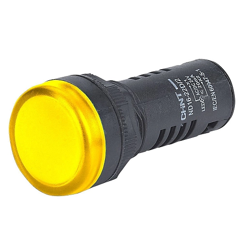 Индикатор световой помехозащищенный ND16-22D/4K2 желтый АС 230В (R) купить в интернет-магазине