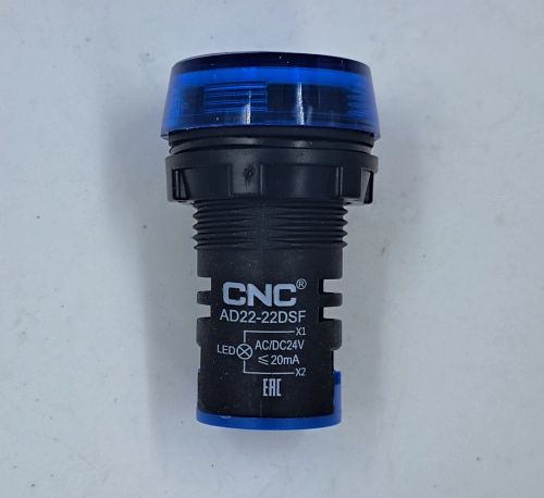 AD22-22DSF B AC/DC12 синий IP65 купить в интернет-магазине
