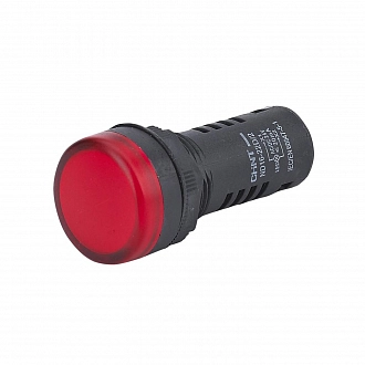 Индикатор световой ND16-22D/2C красный, встр. резистор, IP65 AC/DC12В (R) купить в интернет-магазине