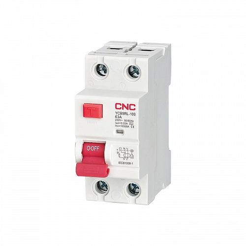 YCB9RL-100 100А 1P+N 6кА 30мА A (электромеханич.) купить в интернет-магазине