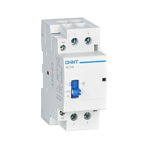 Контактор модульный с ручн. упр. NCH8-20M/20 AC220-240В 50/60Гц (R) купить в интернет-магазине